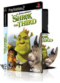 Shrek the Third با کاور کامل و چاپ روی دیسک